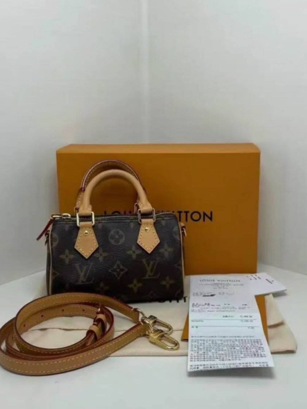 Louis Vuitton Nano Speedy Mini Shoulder Bag